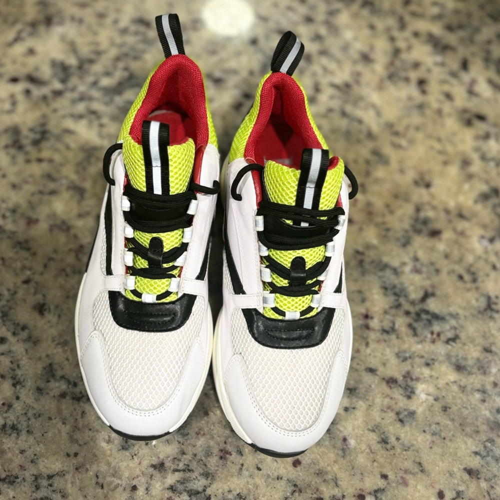 COPY DIOR B22 GREEN YELLOW WHITE SNEAKER SZ 7.5 (41) - Picture 5 of 12